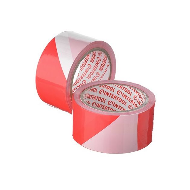 Сигнальная лента INTERTOOL 50 мм*100 м KT-0942, фото  | SNABZHENIE.com.ua