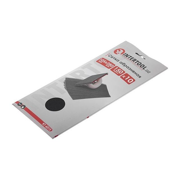 Абразивная сетка INTERTOOL KT-6015, 105x280 мм, К150, 10 шт., фото , изображение 4 | SNABZHENIE.com.ua Абразивная сетка INTERTOOL KT-6015, 105x280 мм, К150, 10 шт., фото , изображение 4 | SNABZHENIE.com.ua