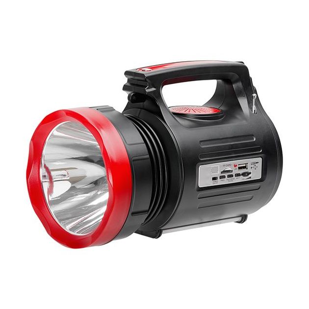 Фонарь аккумуляторный INTERTOOL LB-0104, 1 LED 5W, 22 SMD, фото  | SNABZHENIE.com.ua