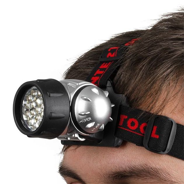 Налобный фонарь светодиодный INTERTOOL LB-0301, 19 LED, 4 режима., фото , изображение 9 | SNABZHENIE.com.ua Налобный фонарь светодиодный INTERTOOL LB-0301, 19 LED, 4 режима., фото , изображение 9 | SNABZHENIE.com.ua