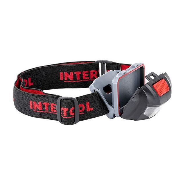 Фонарь налобный INTERTOOL LB-0302, 1 Вт, 3 AAA, 4 режима работы, фото , изображение 3 | SNABZHENIE.com.ua