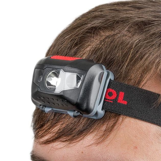 Фонарь налобный INTERTOOL LB-0302, 1 Вт, 3 AAA, 4 режима работы, фото , изображение 9 | SNABZHENIE.com.ua