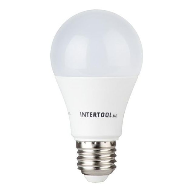 Светодиодная лампа LED 12 Вт, E27, 220 В INTERTOOL LL-0015, фото  | SNABZHENIE.com.ua