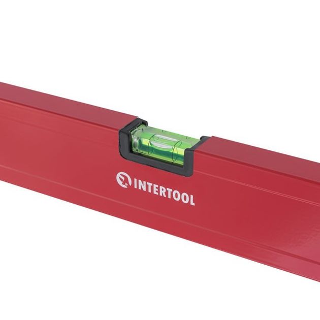 Уровень строительный 600мм 3 глазка, сечение 22*59 мм "Проф" INTERTOOL MT-1132, фото , зображення 5 | SNABZHENIE.com.ua
