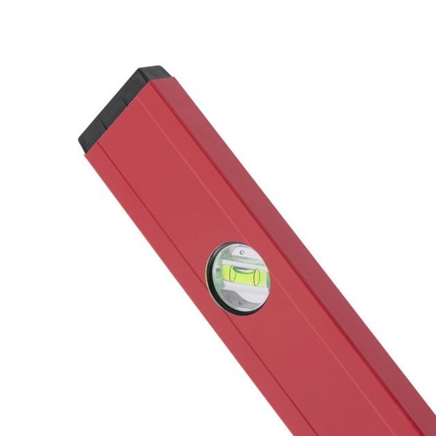 Строительный уровень 800мм 3 глазка, сечение 22*59 мм, INTERTOOL MT-1133, фото , изображение 6 | SNABZHENIE.com.ua