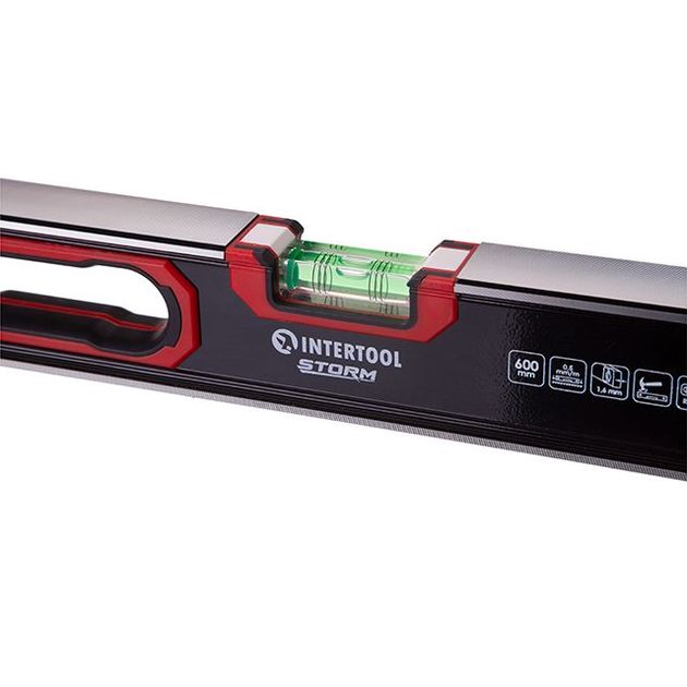 Строительный уровень усиленный 600 мм INTERTOOL MT-1506, фото , изображение 5 | SNABZHENIE.com.ua