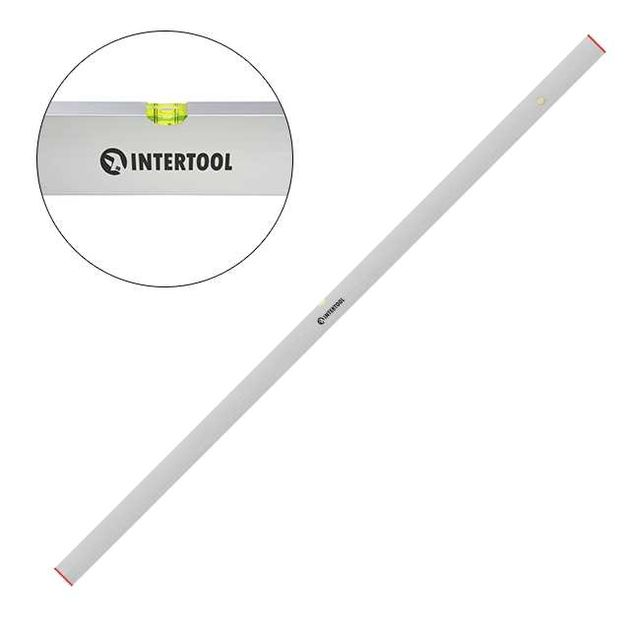 Правило-уровень 300 см, 2 капсулы, INTERTOOL MT-2031, фото  | SNABZHENIE.com.ua