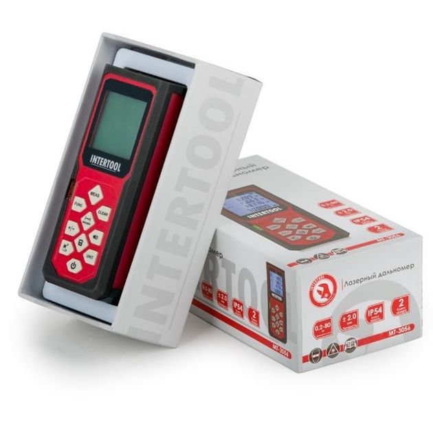Лазерний далекомір 80 м INTERTOOL MT-3056, фото , зображення 5 | SNABZHENIE.com.ua Лазерний далекомір 80 м INTERTOOL MT-3056, фото , зображення 5 | SNABZHENIE.com.ua