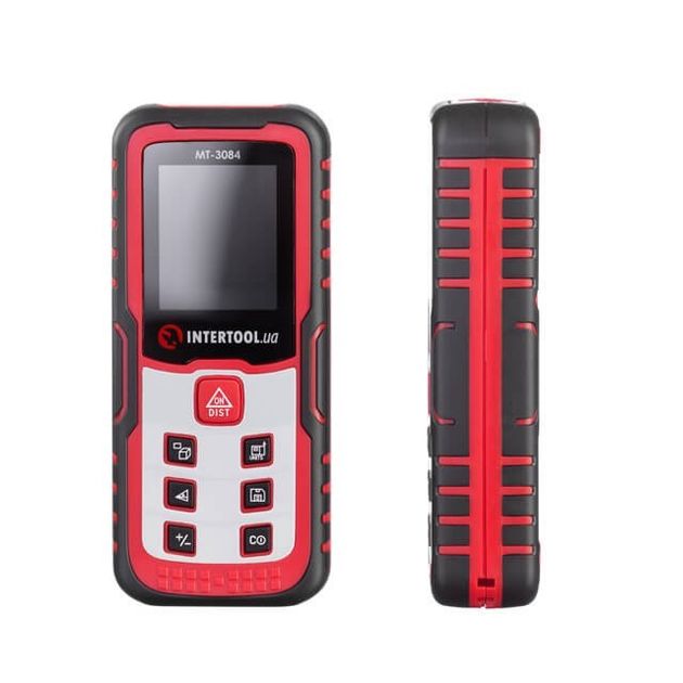 Дальномір лазерний 40м, кольоровий дисплей INTERTOOL MT-3084, фото , зображення 2 | SNABZHENIE.com.ua Дальномір лазерний 40м, кольоровий дисплей INTERTOOL MT-3084, фото , зображення 2 | SNABZHENIE.com.ua