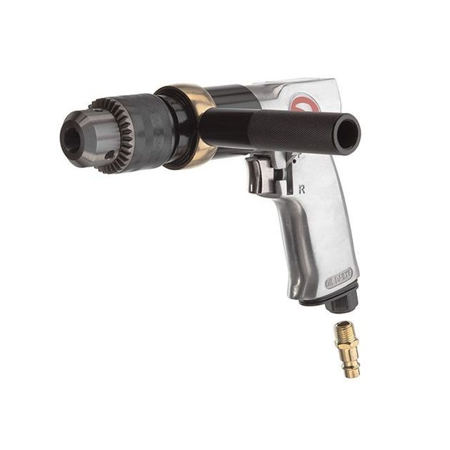 Пневматическая дрель с реверсом 1/2" INTERTOOL PT-0901, патрон 1,5-13 мм, фото , изображение 2 | SNABZHENIE.com.ua