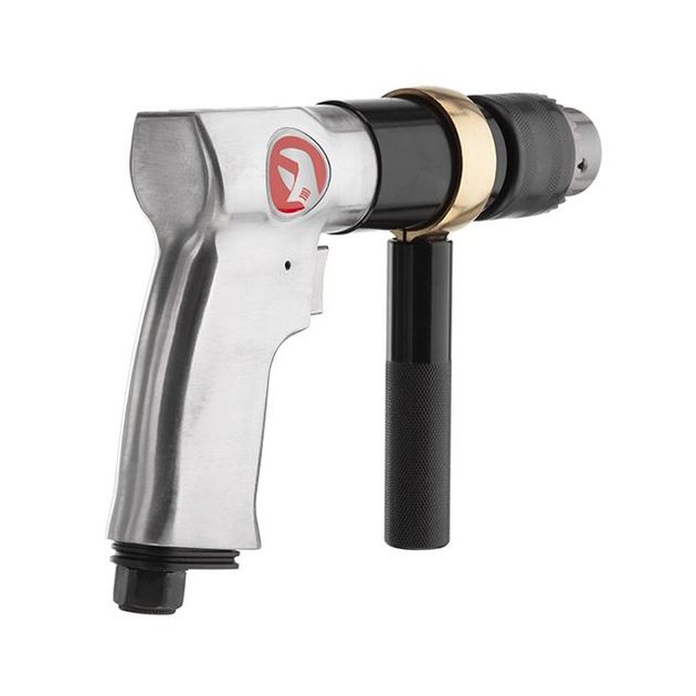 Пневматическая дрель с реверсом 1/2" INTERTOOL PT-0901, патрон 1,5-13 мм, фото , изображение 3 | SNABZHENIE.com.ua