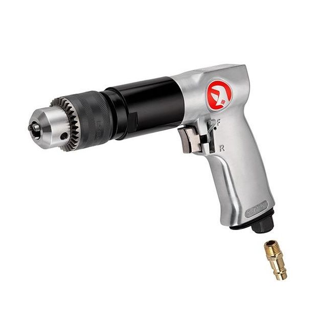 Пневматическая дрель с реверсом 1/2" INTERTOOL PT-0901, патрон 1,5-13 мм, фото , изображение 4 | SNABZHENIE.com.ua