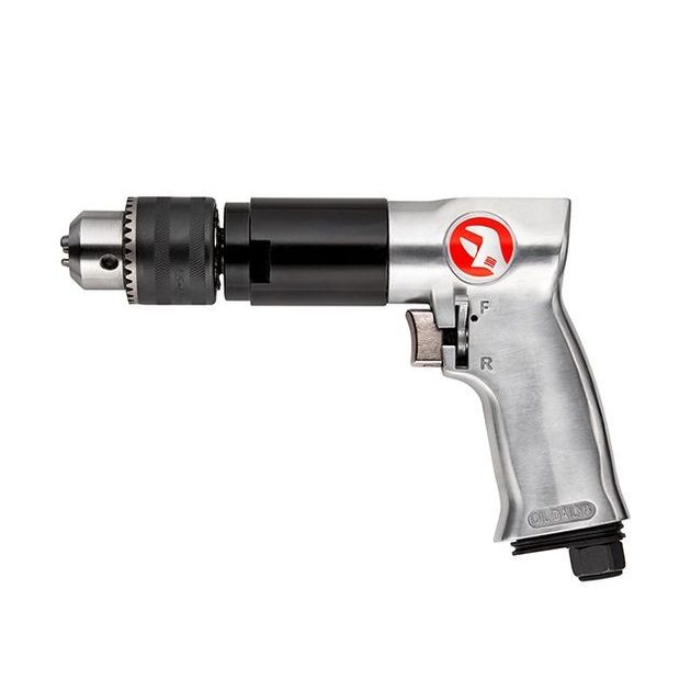 Пневматическая дрель с реверсом 1/2" INTERTOOL PT-0901, патрон 1,5-13 мм, фото , изображение 5 | SNABZHENIE.com.ua