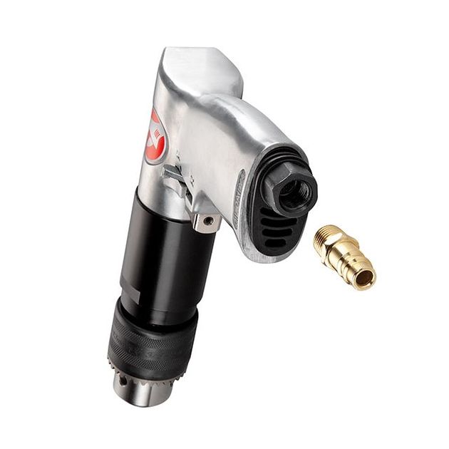 Пневматическая дрель с реверсом 1/2" INTERTOOL PT-0901, патрон 1,5-13 мм, фото , изображение 9 | SNABZHENIE.com.ua