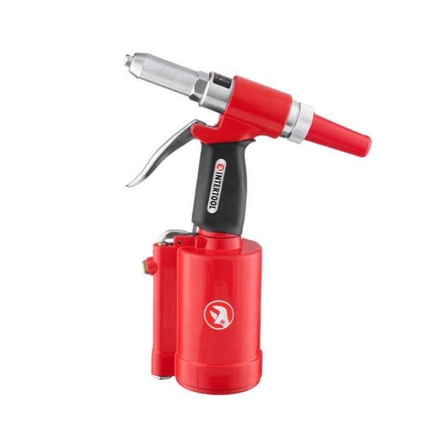 Пневматичний заклепочний пістолет в чемодані з аксесуарами INTERTOOL PT-1304, фото , зображення 2 | SNABZHENIE.com.ua