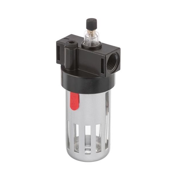 Лубрикатор 1/2 в металлической защитной колбе INTERTOOL PT-1421, фото , изображение 2 | SNABZHENIE.com.ua