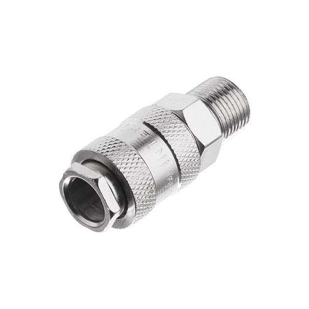 Быстроразъемное соединение с наружной резьбой 3/8". INTERTOOL PT-1808, фото  | SNABZHENIE.com.ua