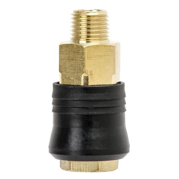 Быстроразъемное соединение 1/4" с наружной резьбой, латунь INTERTOOL, фото  | SNABZHENIE.com.ua