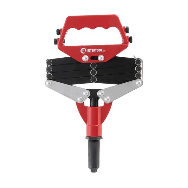 Заклепочник з складним важелем, діаметр заклепки 2,8; 3,2; 4; 4,8 мм INTERTOOL RT-0007, фото , зображення 2 | SNABZHENIE.com.ua Заклепочник з складним важелем, діаметр заклепки 2,8; 3,2; 4; 4,8 мм INTERTOOL RT-0007, фото , зображення 2 | SNABZHENIE.com.ua