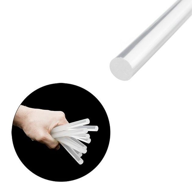 Комплект прозорих клеєвих стержнів INTERTOOL RT-1015, фото , зображення 3 | SNABZHENIE.com.ua