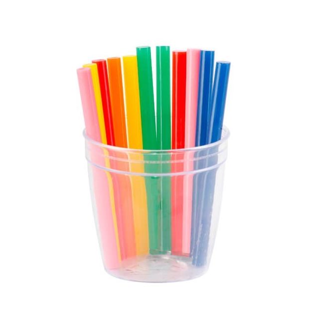 Комплект кольорових клейових стержнів 7.4 мм * 100 мм, 12 шт INTERTOOL RT-1031, фото , зображення 5 | SNABZHENIE.com.ua