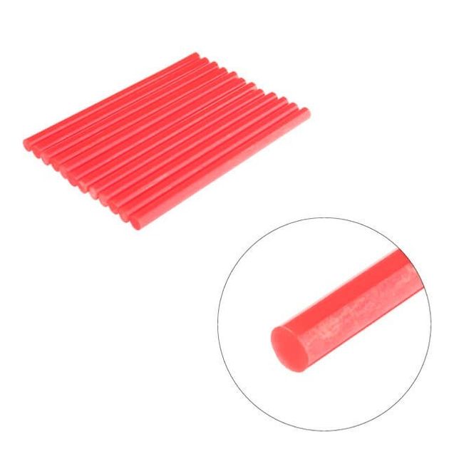 Комплект червоних клеєвих стержнів 11.2мм*200мм, 12шт. INTERTOOL RT-1042, фото , зображення 3 | SNABZHENIE.com.ua
