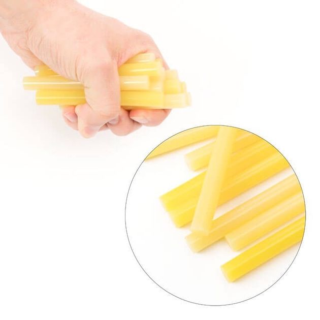 Комплект жовтих клеєвих стержнів 11.2мм*100мм, 12шт. INTERTOOL RT-1049, фото , зображення 4 | SNABZHENIE.com.ua