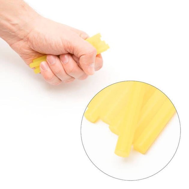 Комплект жовтих клеєвих стержнів 7.4мм*100мм, 12шт. INTERTOOL RT-1050, фото , зображення 4 | SNABZHENIE.com.ua