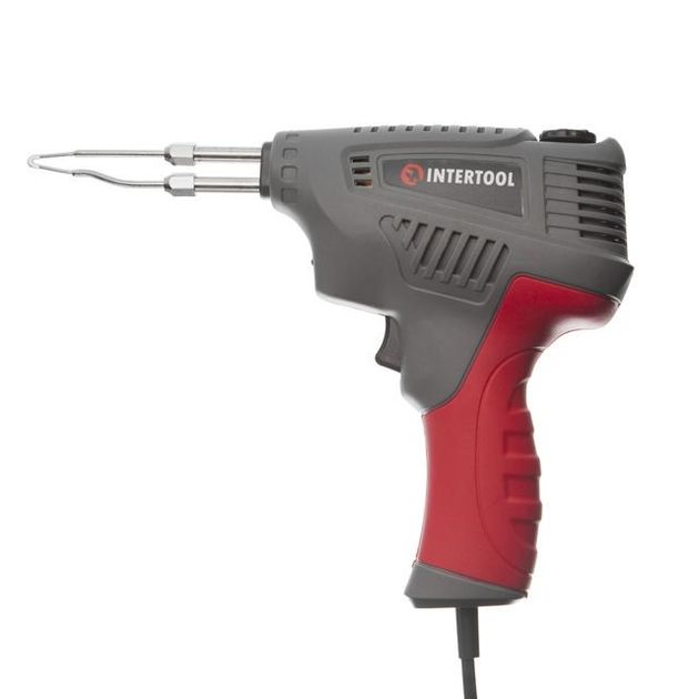 Импульсный паяльник 200 Вт с трансформатором и насадками INTERTOOL, фото , изображение 4 | SNABZHENIE.com.ua Импульсный паяльник 200 Вт с трансформатором и насадками INTERTOOL, фото , изображение 4 | SNABZHENIE.com.ua