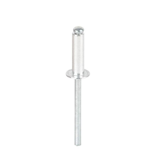 Алюминиевая заклепка 4,0x14 мм, 50 шт, INTERTOOL RT-4014, фото  | SNABZHENIE.com.ua