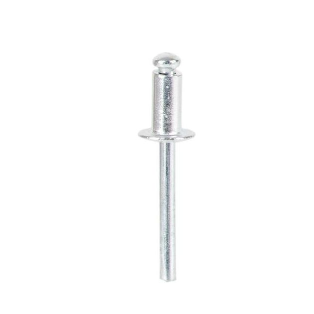 Заклепка алюминиевая 4,8x10 мм, 50 шт, INTERTOOL RT-4810, фото  | SNABZHENIE.com.ua
