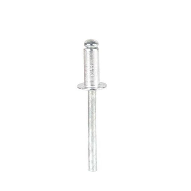Заклепка алюминиевая 4,8x12 мм, 50 шт INTERTOOL RT-4812, фото  | SNABZHENIE.com.ua