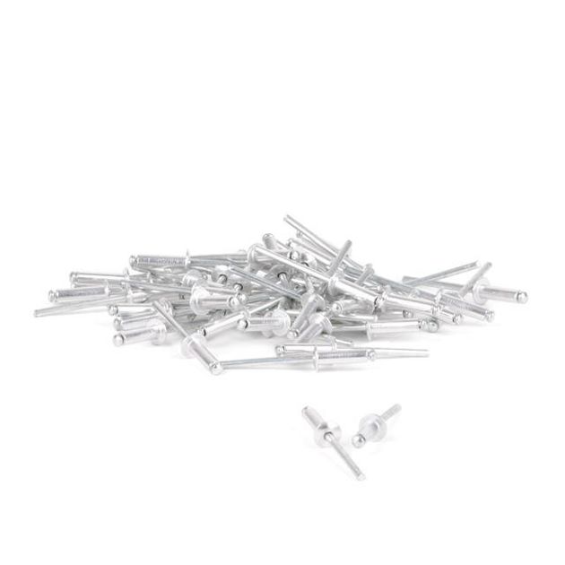 Заклепка алюминиевая 4,8x14 мм, 50 шт INTERTOOL RT-4814, фото , изображение 2 | SNABZHENIE.com.ua Заклепка алюминиевая 4,8x14 мм, 50 шт INTERTOOL RT-4814, фото , изображение 2 | SNABZHENIE.com.ua