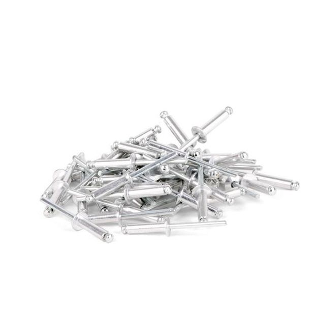 Заклепка алюминиевая 4,8x18 мм, 50 шт INTERTOOL RT-4818, фото , изображение 2 | SNABZHENIE.com.ua Заклепка алюминиевая 4,8x18 мм, 50 шт INTERTOOL RT-4818, фото , изображение 2 | SNABZHENIE.com.ua