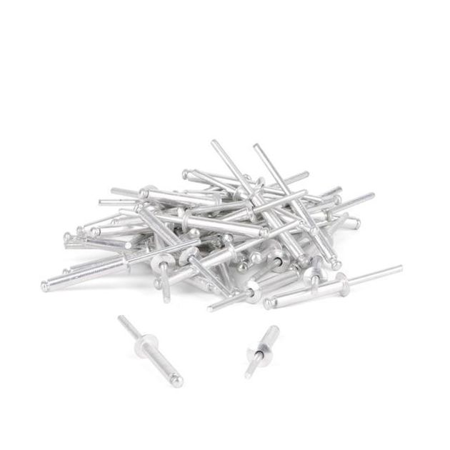 Алюминиевая заклепка 4,8x30 мм, 50 шт INTERTOOL RT-4830, фото , изображение 2 | SNABZHENIE.com.ua Алюминиевая заклепка 4,8x30 мм, 50 шт INTERTOOL RT-4830, фото , изображение 2 | SNABZHENIE.com.ua