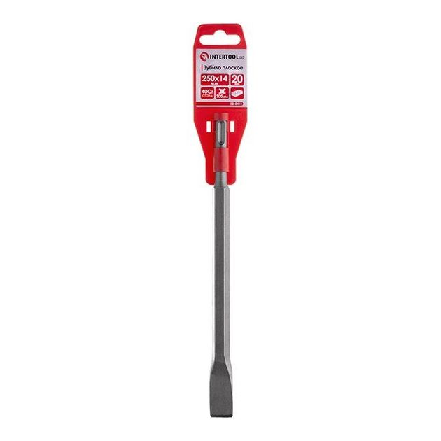Зубило по камню SDS 20мм, 250x14мм INTERTOOL SD-0411, фото , изображение 3 | SNABZHENIE.com.ua Зубило по камню SDS 20мм, 250x14мм INTERTOOL SD-0411, фото , изображение 3 | SNABZHENIE.com.ua