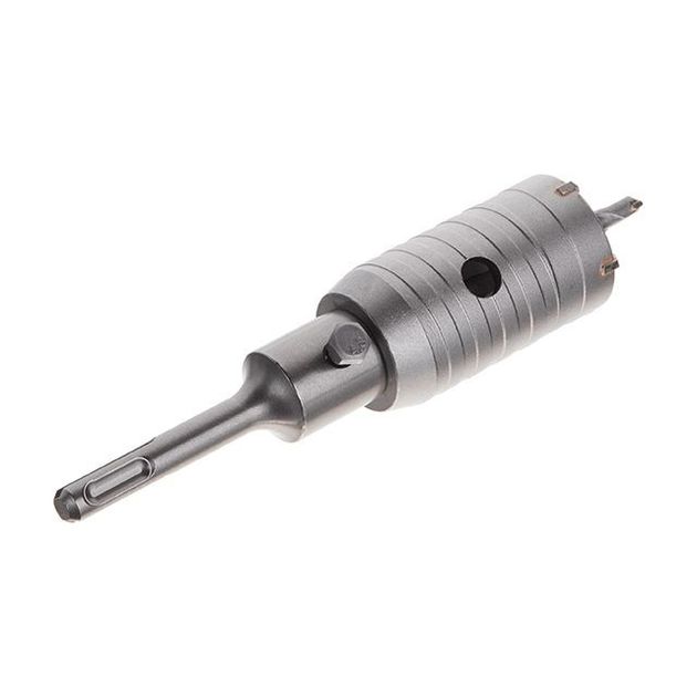 Сверло корончатое по бетону 40 мм + переходник SDS Plus 100 мм INTERTOOL, фото , изображение 2 | SNABZHENIE.com.ua