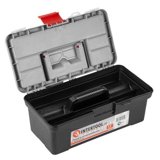 Ящик для инструментов INTERTOOL BX-0125, 13 318*175*131 мм, фото , изображение 2 | SNABZHENIE.com.ua Ящик для инструментов INTERTOOL BX-0125, 13 318*175*131 мм, фото , изображение 2 | SNABZHENIE.com.ua