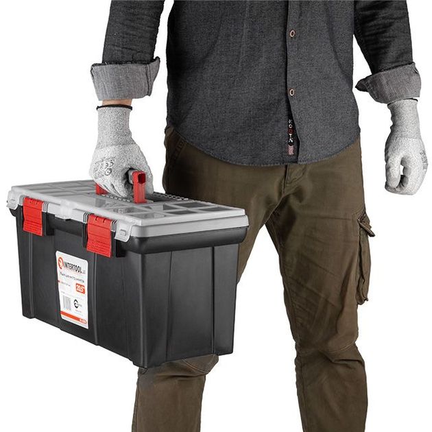 Ящик для инструментов - 20,5" 508*247*241 мм INTERTOOL BX-0205, фото , зображення 6 | SNABZHENIE.com.ua