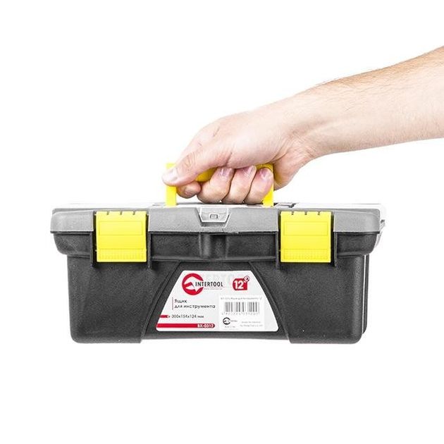 Ящик для инструмента INTERTOOL BX-0312, 300x154x124 мм, фото , изображение 8 | SNABZHENIE.com.ua Ящик для инструмента INTERTOOL BX-0312, 300x154x124 мм, фото , изображение 8 | SNABZHENIE.com.ua