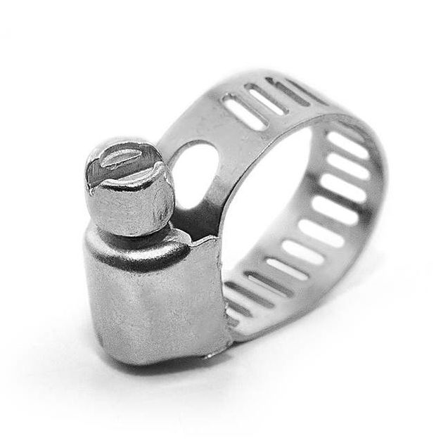 Хомут стальной оцинкованный 8 мм, D 6-16 мм, 10 шт, INTERTOOL TC-0006, фото  | SNABZHENIE.com.ua