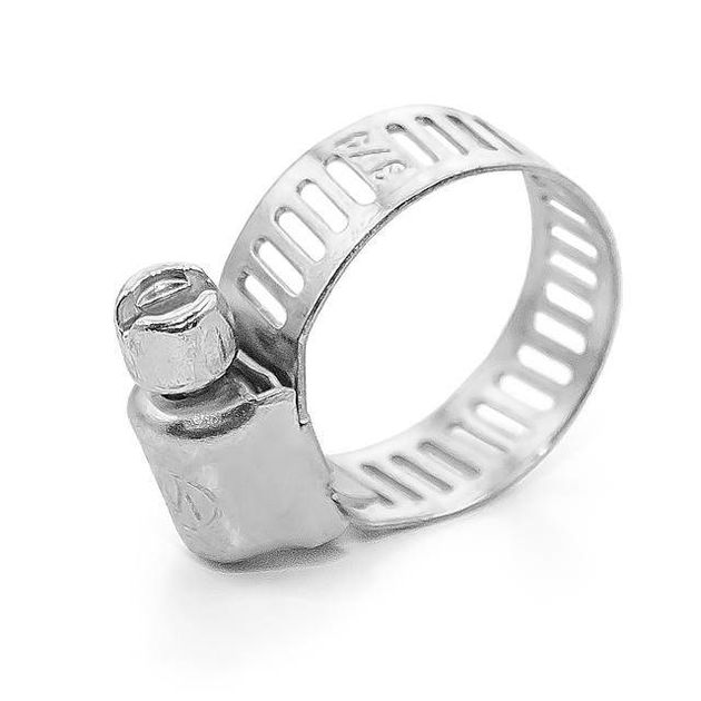 Хомут стальной оцинкованный 8 мм, D 11-20 мм, 10 шт, INTERTOOL TC-0011, фото  | SNABZHENIE.com.ua