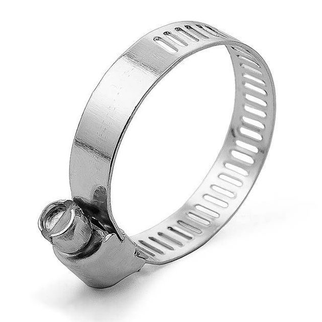 Хомут стальной оцинкованный 8 мм D 18-32 мм (10 шт) INTERTOOL TC-0018, фото  | SNABZHENIE.com.ua