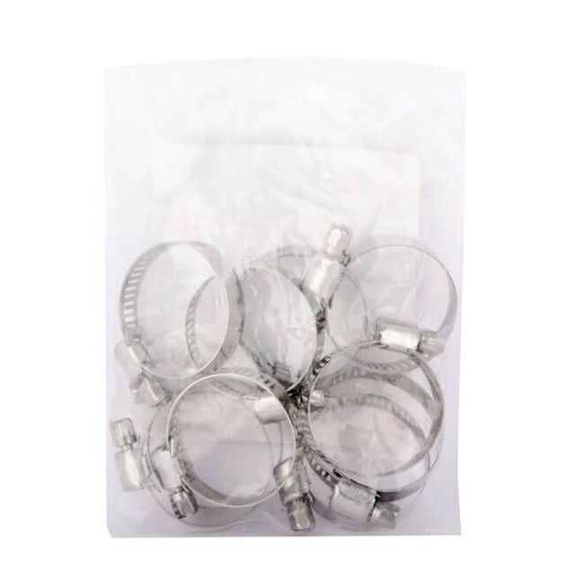 Хомут нержавіючий стальний 8 мм D 18-32 мм INTERTOOL TC-1018, фото , зображення 2 | SNABZHENIE.com.ua