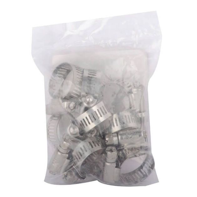 Хомут из нержавеющей стали 12,7 мм D 16-25 мм INTERTOOL TC-1116, фото , изображение 2 | SNABZHENIE.com.ua Хомут из нержавеющей стали 12,7 мм D 16-25 мм INTERTOOL TC-1116, фото , изображение 2 | SNABZHENIE.com.ua