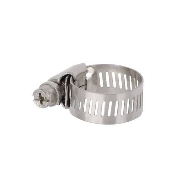 Хомут из нержавеющей стали 12,7 мм D 16-25 мм INTERTOOL TC-1116, фото  | SNABZHENIE.com.ua
