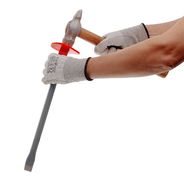 Зубило по камню INTERTOOL UT-3040, 400x19x25 мм, фото , изображение 4 | SNABZHENIE.com.ua Зубило по камню INTERTOOL UT-3040, 400x19x25 мм, фото , изображение 4 | SNABZHENIE.com.ua