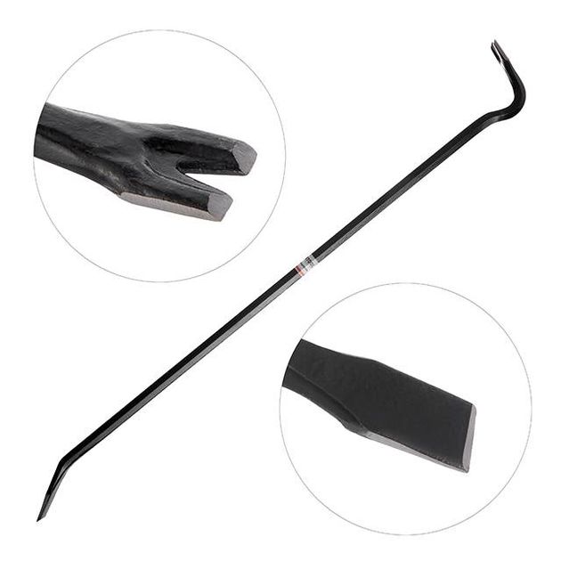 Лом с гвоздодером 900x18 мм INTERTOOL UT-4090, фото , изображение 3 | SNABZHENIE.com.ua Лом с гвоздодером 900x18 мм INTERTOOL UT-4090, фото , изображение 3 | SNABZHENIE.com.ua