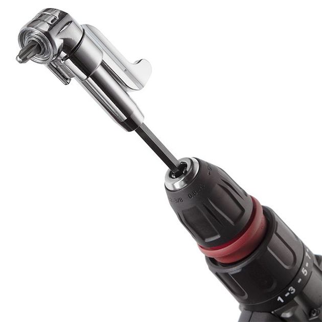 Угловой адаптер 1/4 для отверточных насадок INTERTOOL VT-0106, фото , изображение 3 | SNABZHENIE.com.ua Угловой адаптер 1/4 для отверточных насадок INTERTOOL VT-0106, фото , изображение 3 | SNABZHENIE.com.ua