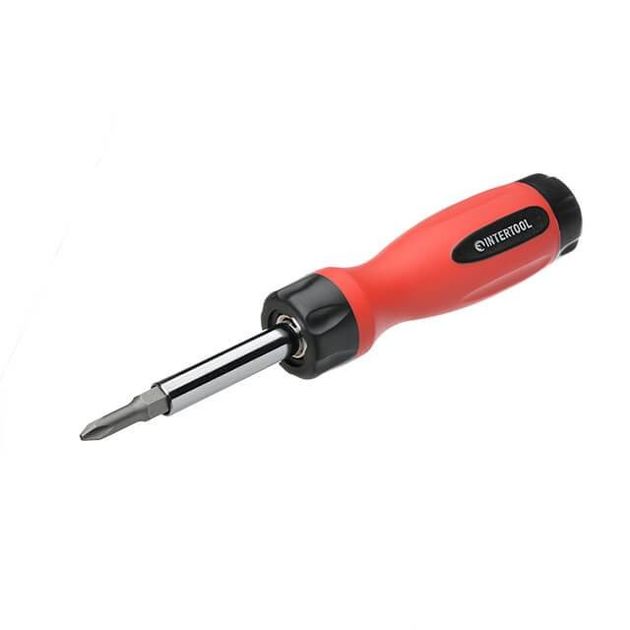 Отвертка 4 в 1 INTERTOOL VT-1008, фото  | SNABZHENIE.com.ua